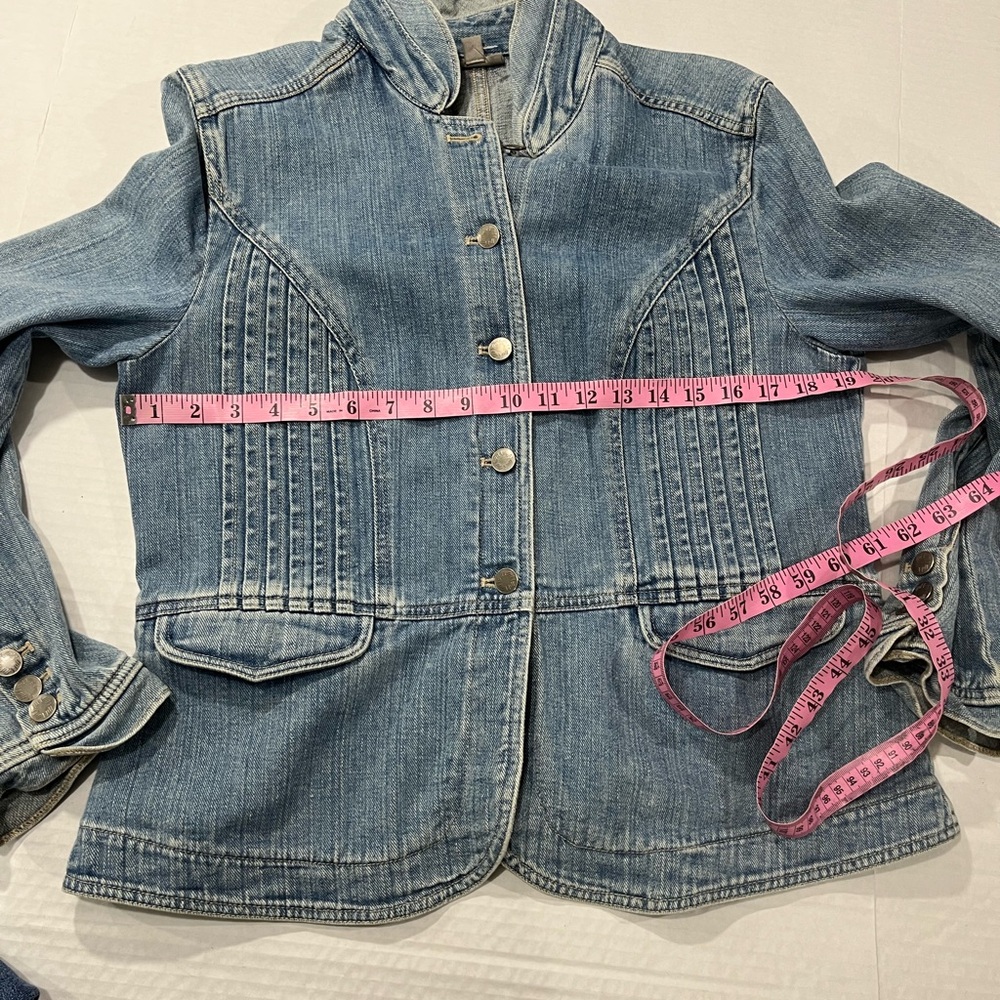 J.JILL  DETAILED JEAN JACKET (a253) - Picture 11 of 14